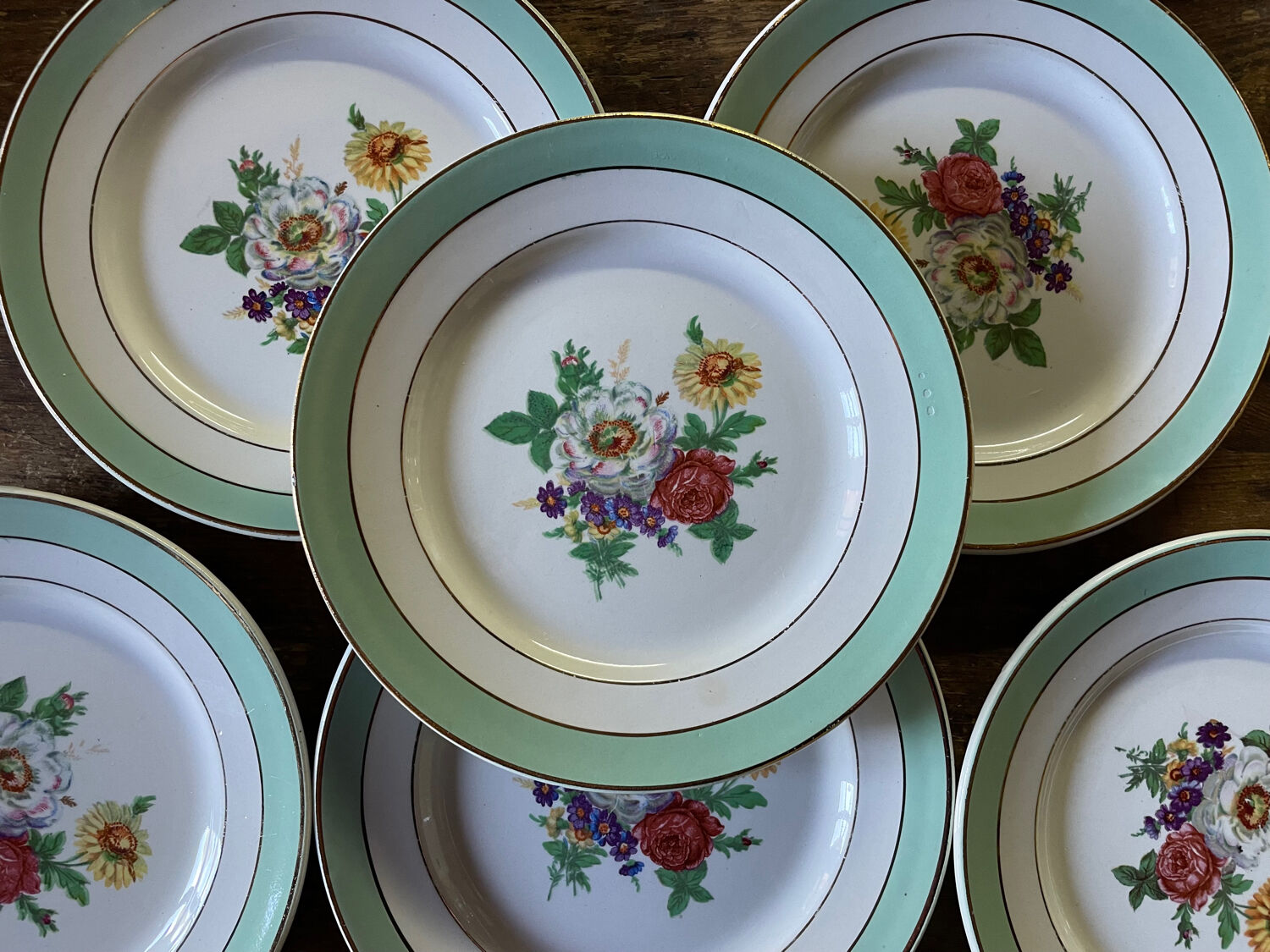 Flower plates Badonviller