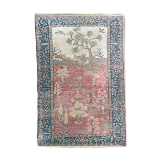 Old Turkish carpet Cesareh handmade 114x176 cm