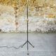 Vintage floor lamp, brass decorations, tripod legs circa 1960's