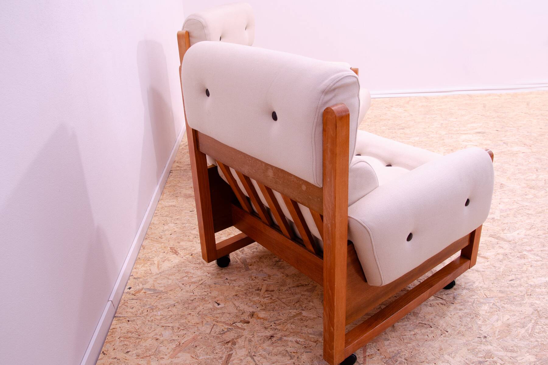 Fauteuils vintage de style scandinave, 1970'