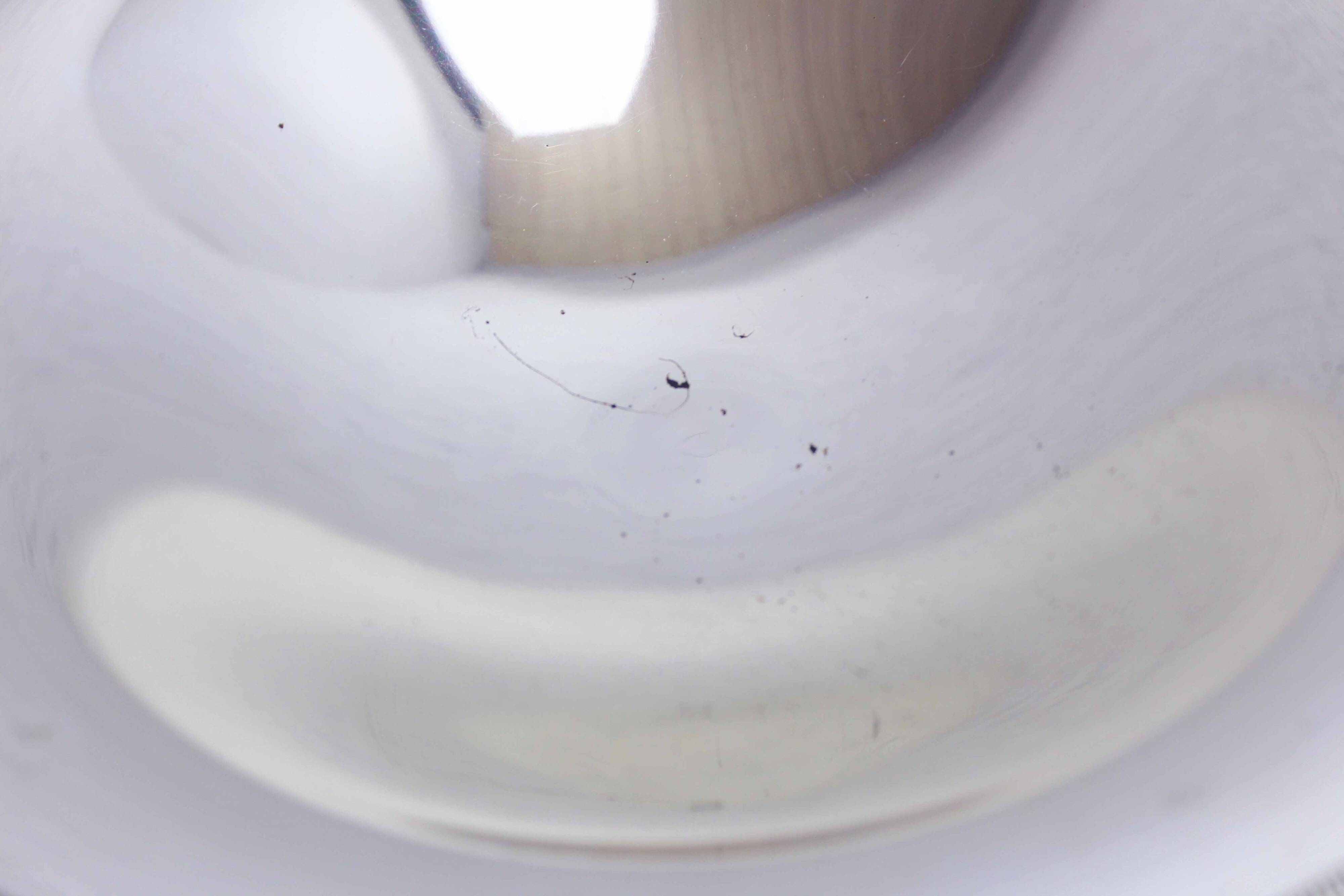 Silver-plated and lucite cup
