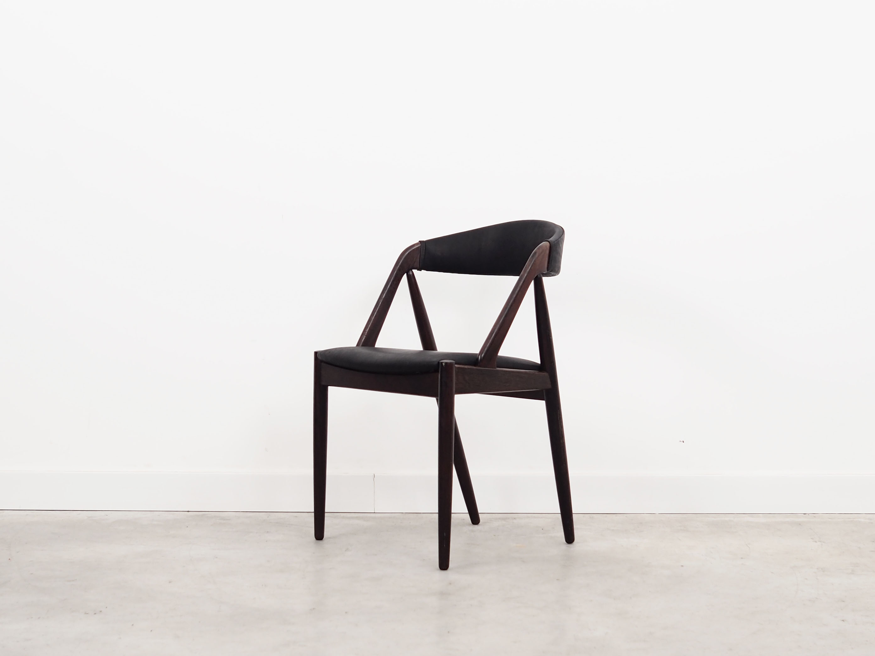 Lot de 4 chaises en palissandre, design danois, années 1970, Kai Kristiansen