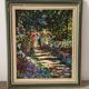 Oil on canvas "Garden in Bloom", signed