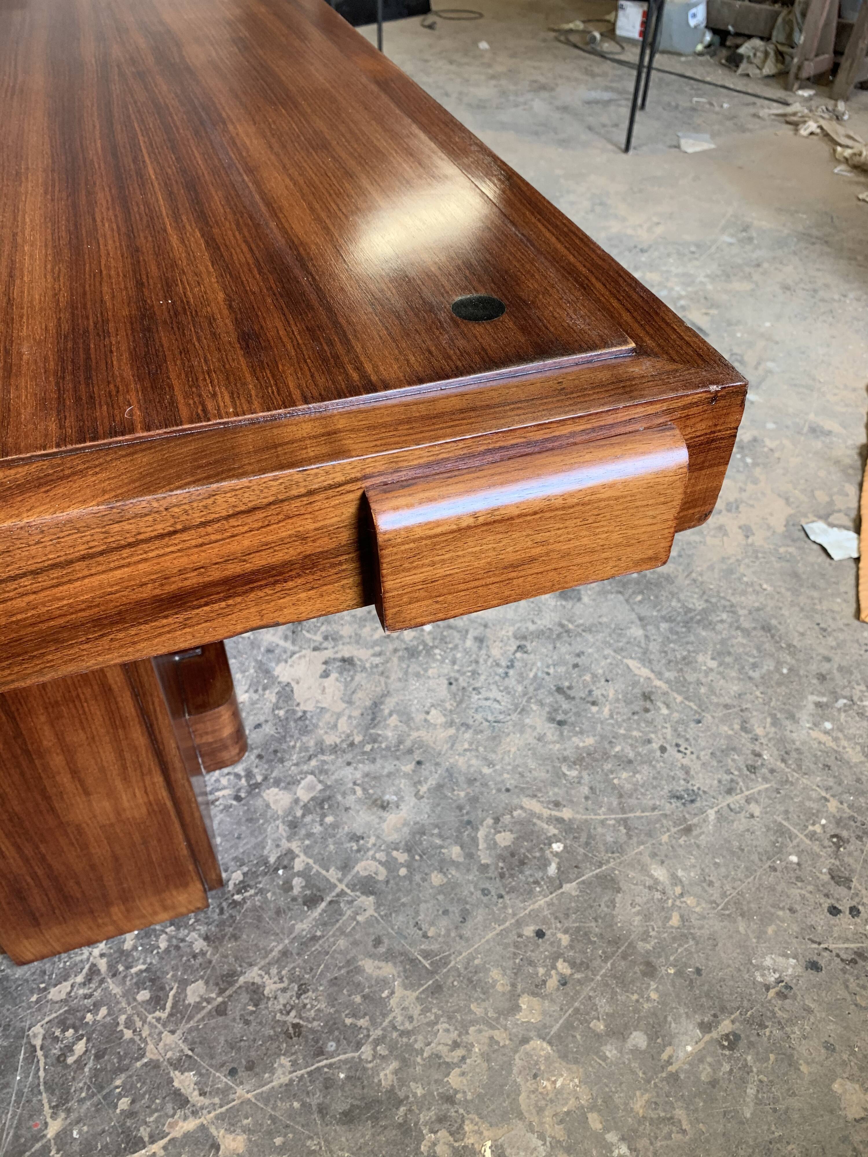 Art Deco table in rosewood