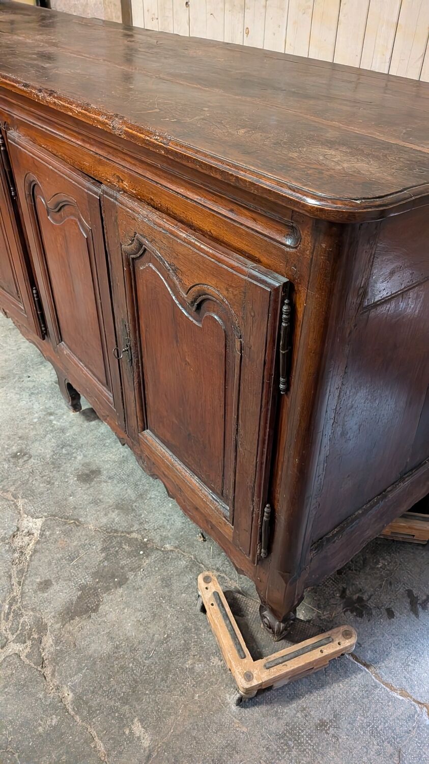 Rare Louis XV enfilade with 6 doors