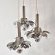 Vintage 1970 waterfall pendant light