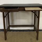 Small vintage wooden desk / console table