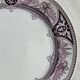 Antique English decorative porcelain plate "Poonah" by Brown-Westhead,