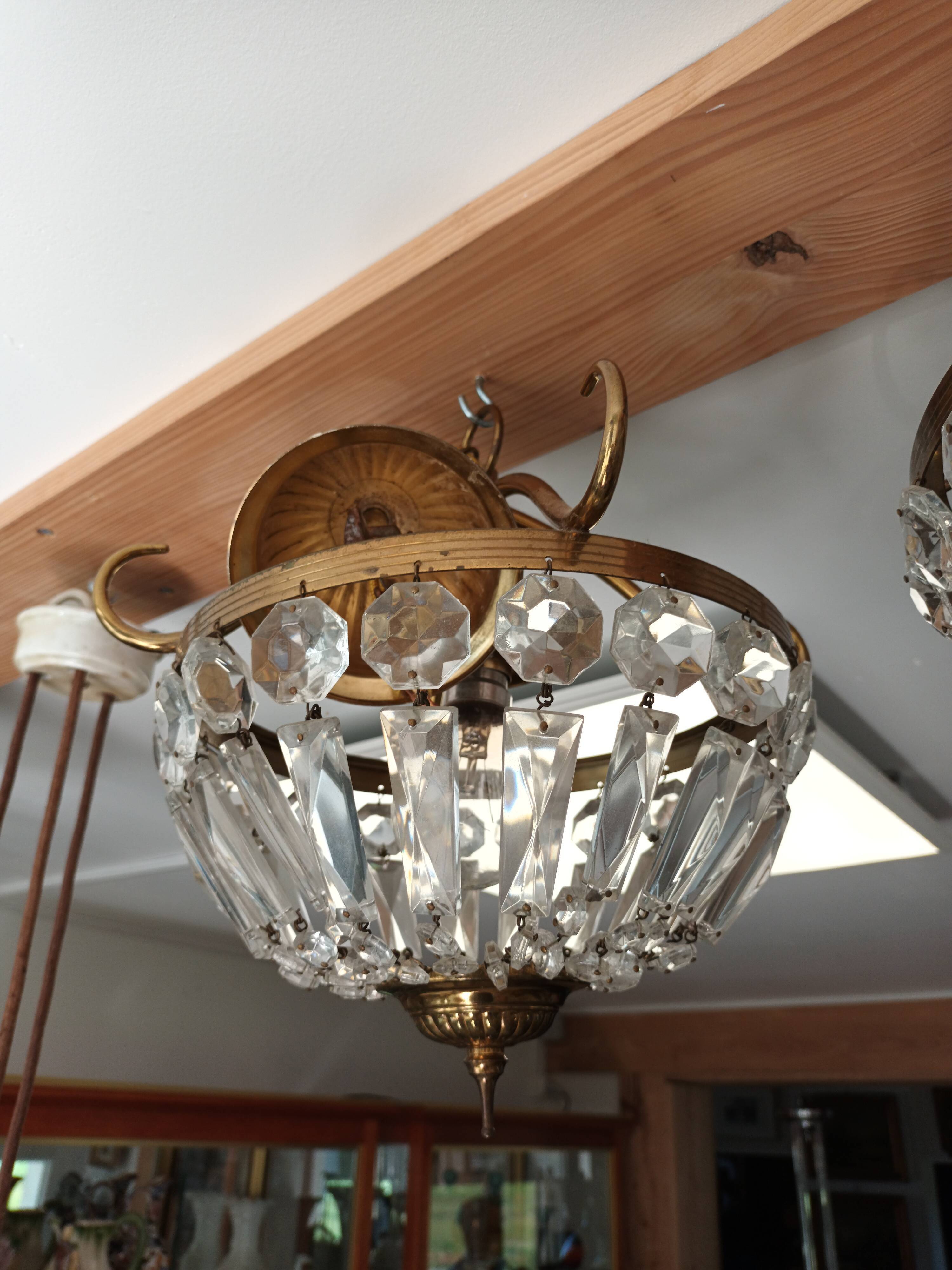 Chandelier pampilles XW th