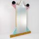 Ettore Sottsass Memphis Milano Diva Wall Mirror Vintage, Italy, 1984