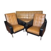 Canapé et deux fauteuil vintage