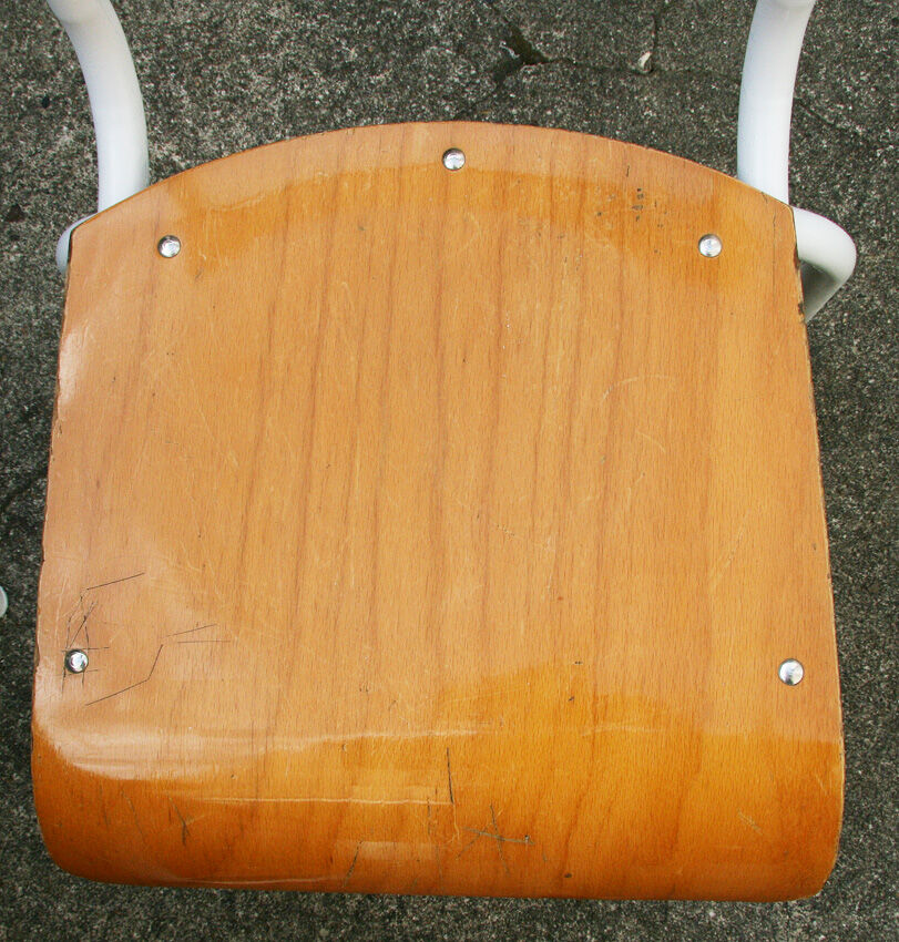 School desk and chair