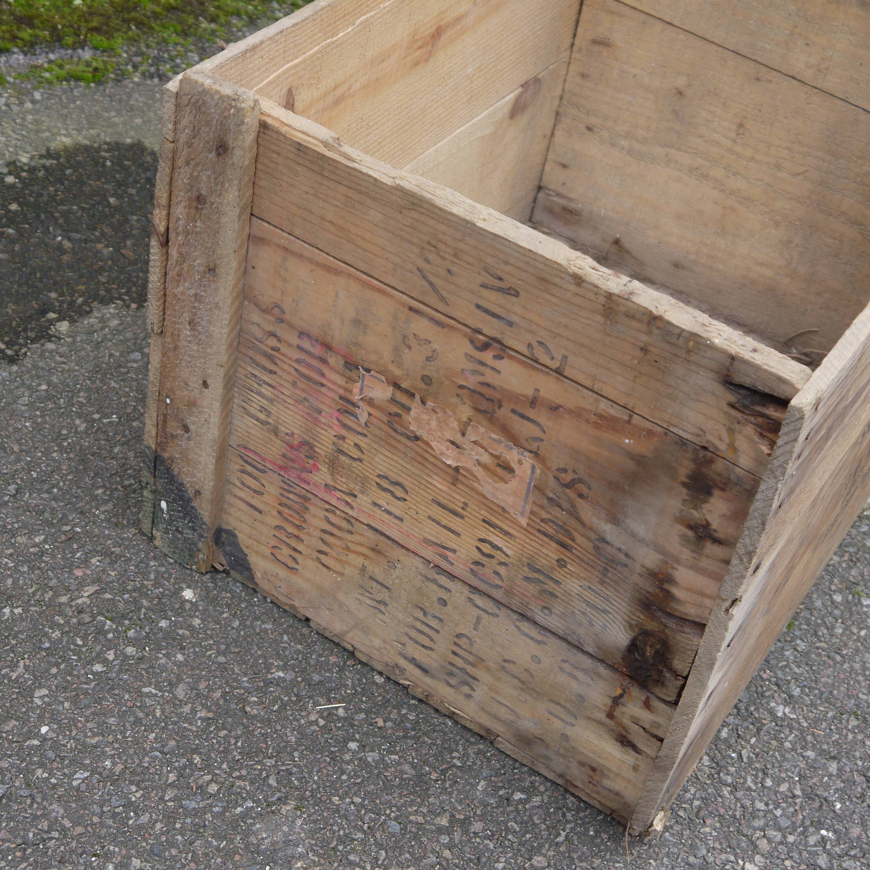 Caisse en bois