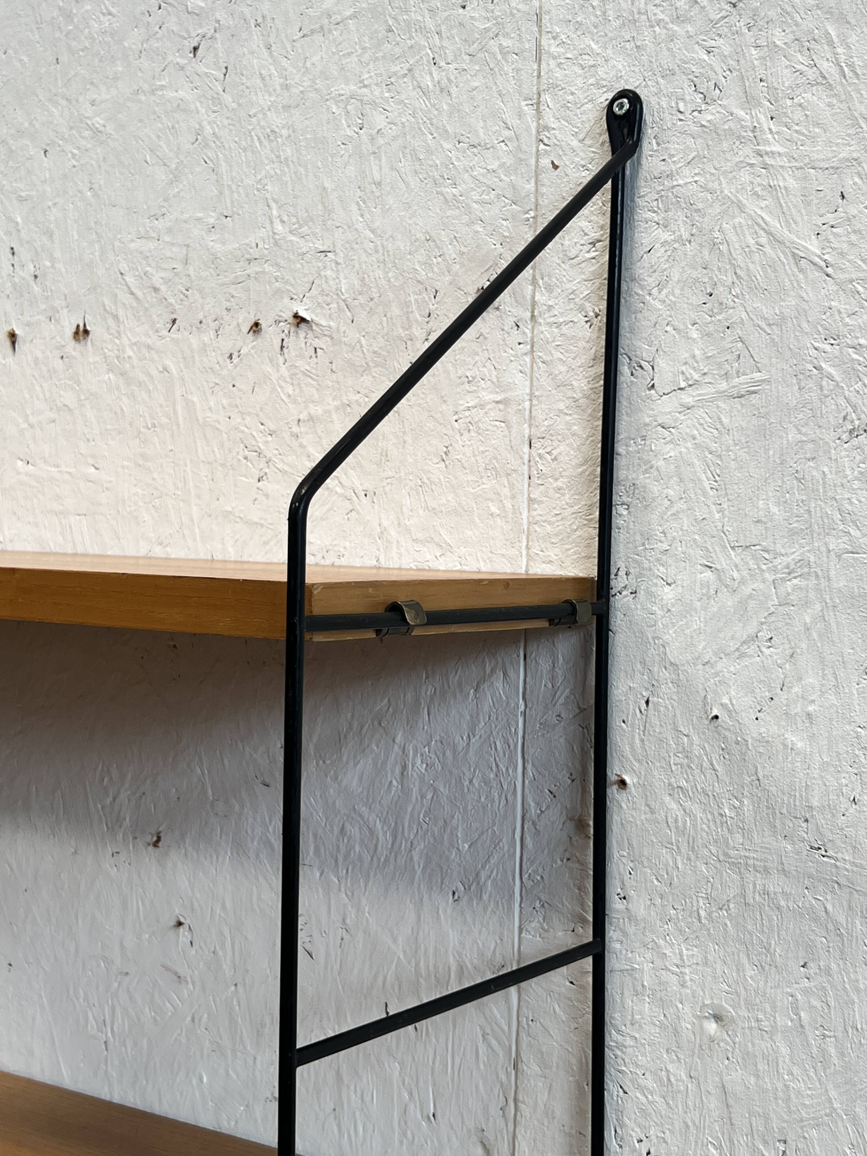 Vintage Wall Shelf / Wall Unit, String Sweden 1970's