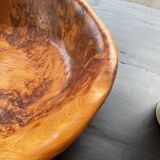 XL thuja root wooden dish