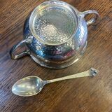 Argent Sucrier et Cuillère