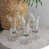 Verres a liqueur vintage