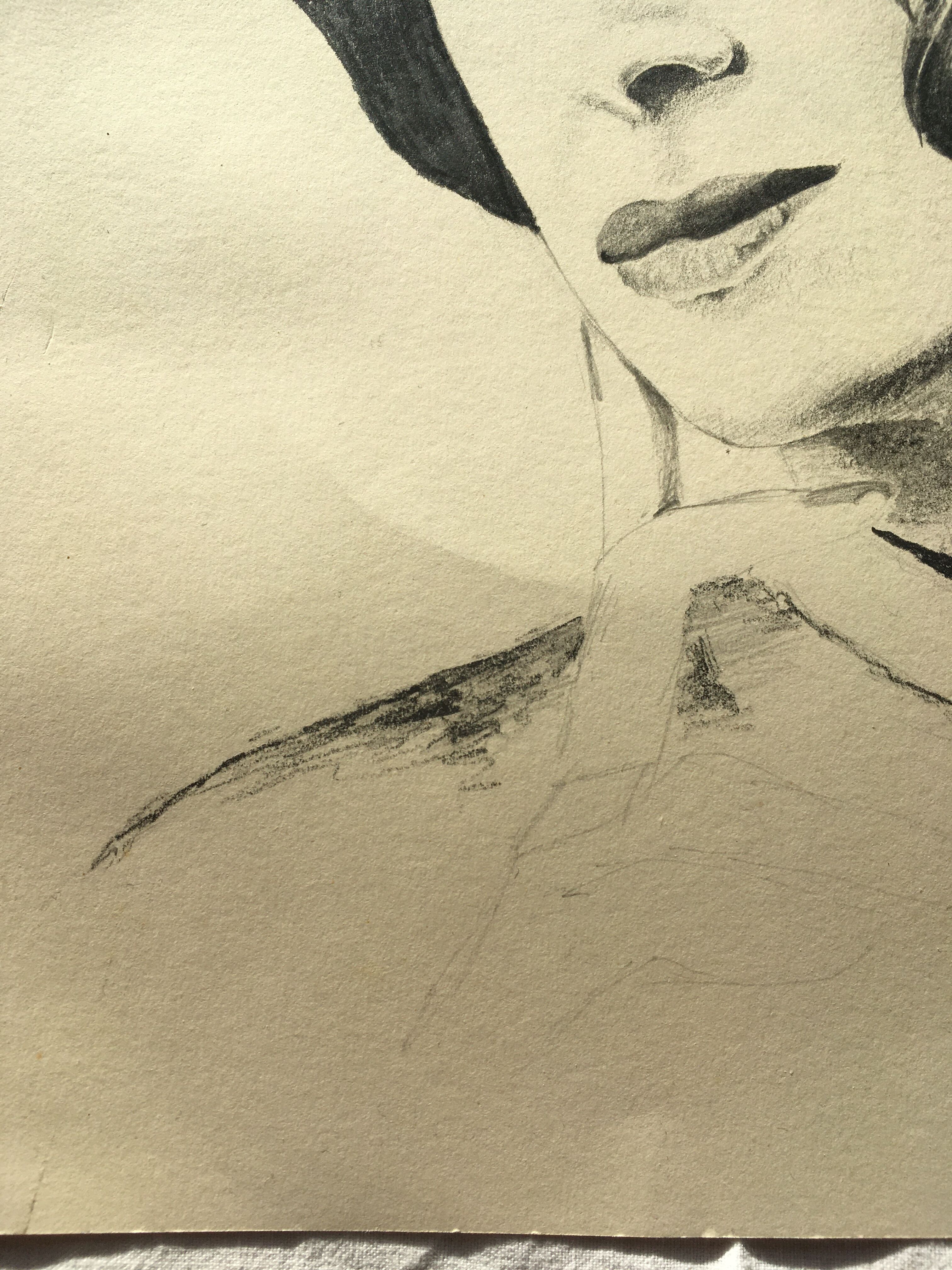 Portrait of a young woman in a beret