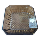 Set of 6 amber glass bowls