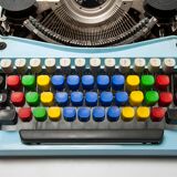 Scheidegger typomatic tms typewriter revised and new ribbon