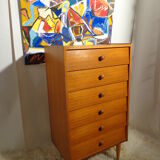 Vintage 1960s light wood clothing