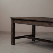 Table de ferme en pin massif, vers 1900