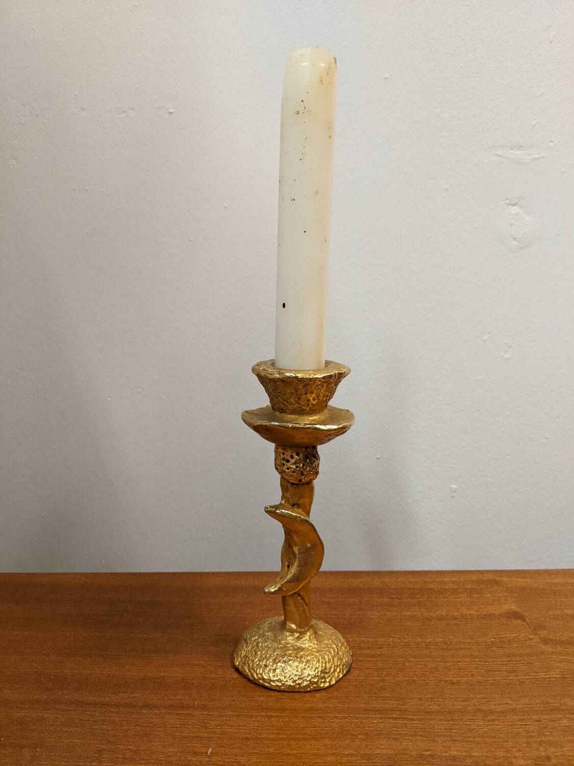 Bronze Moon Candle Holder Pierre Casenove Fondica
