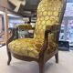 Fauteuil Voltaire à crémaillère