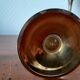 6 champagne flutes in brass and silver plated metal 1970