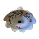 Suspension lampshade corole porcelain fruits