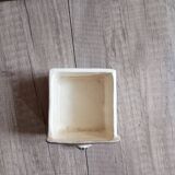 wooden shelf and desvres earthenware drawers