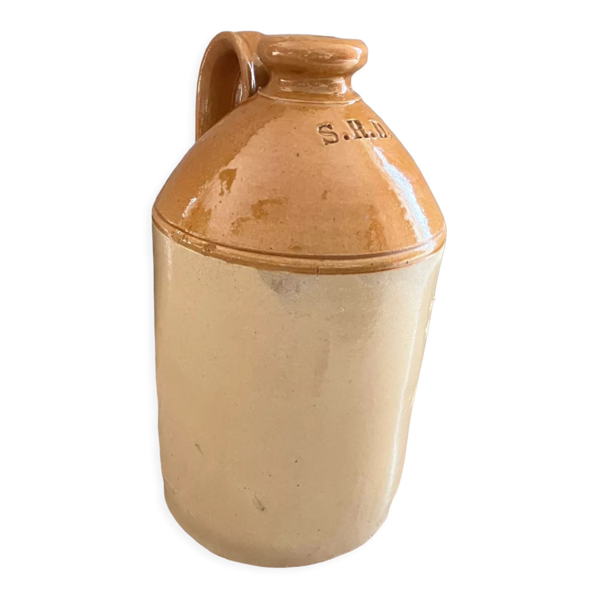 Glazed stoneware jar