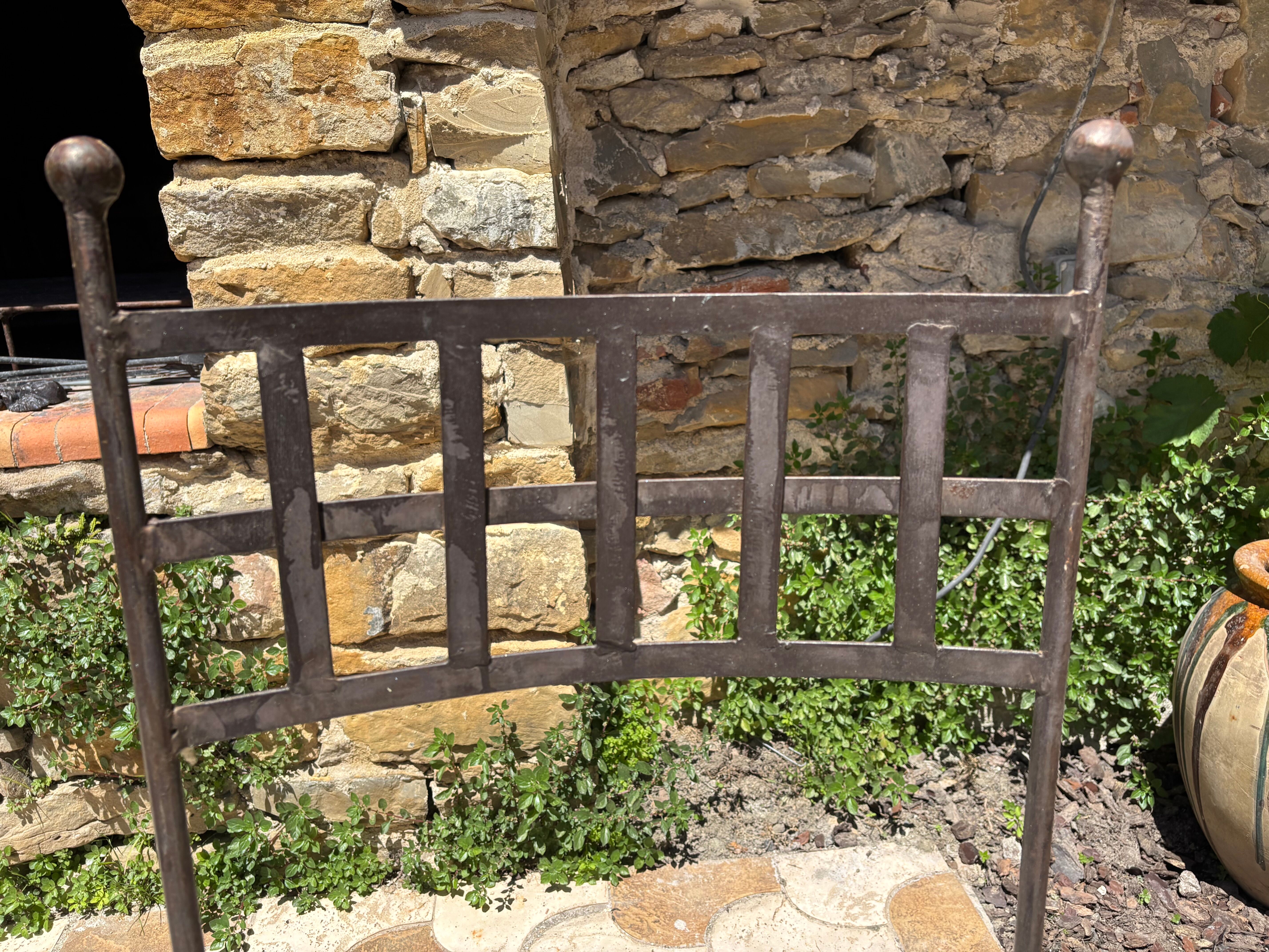 Chaises en fer forgé
