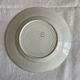 Flat plate old rooster earthenware Digoin Sarreguemines