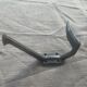 Wall coat rack in old art deco metal
