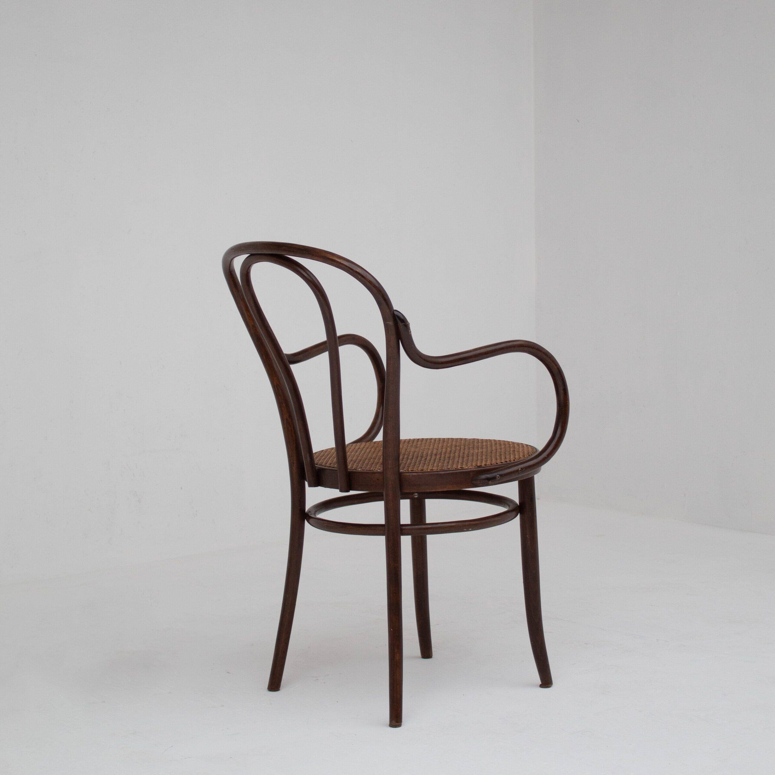 Pair of Thonet bentwood armchairs
