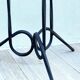 Vintage geometric steel plant holder