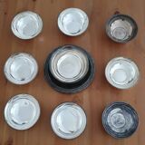 Lot of Saint Médard sauceboat and 8 bowls