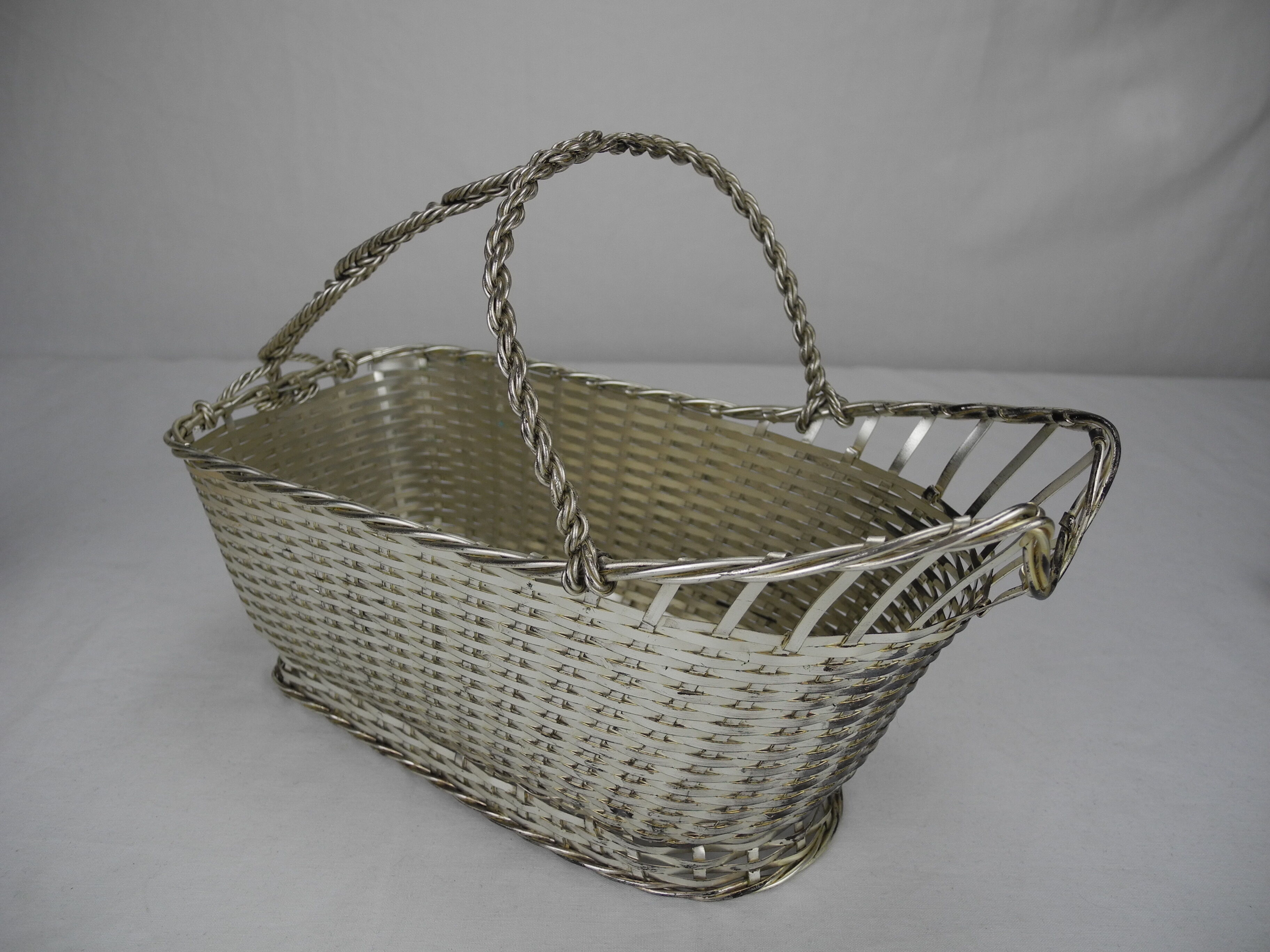 Ancien panier porte bouteille Christofle Gallia