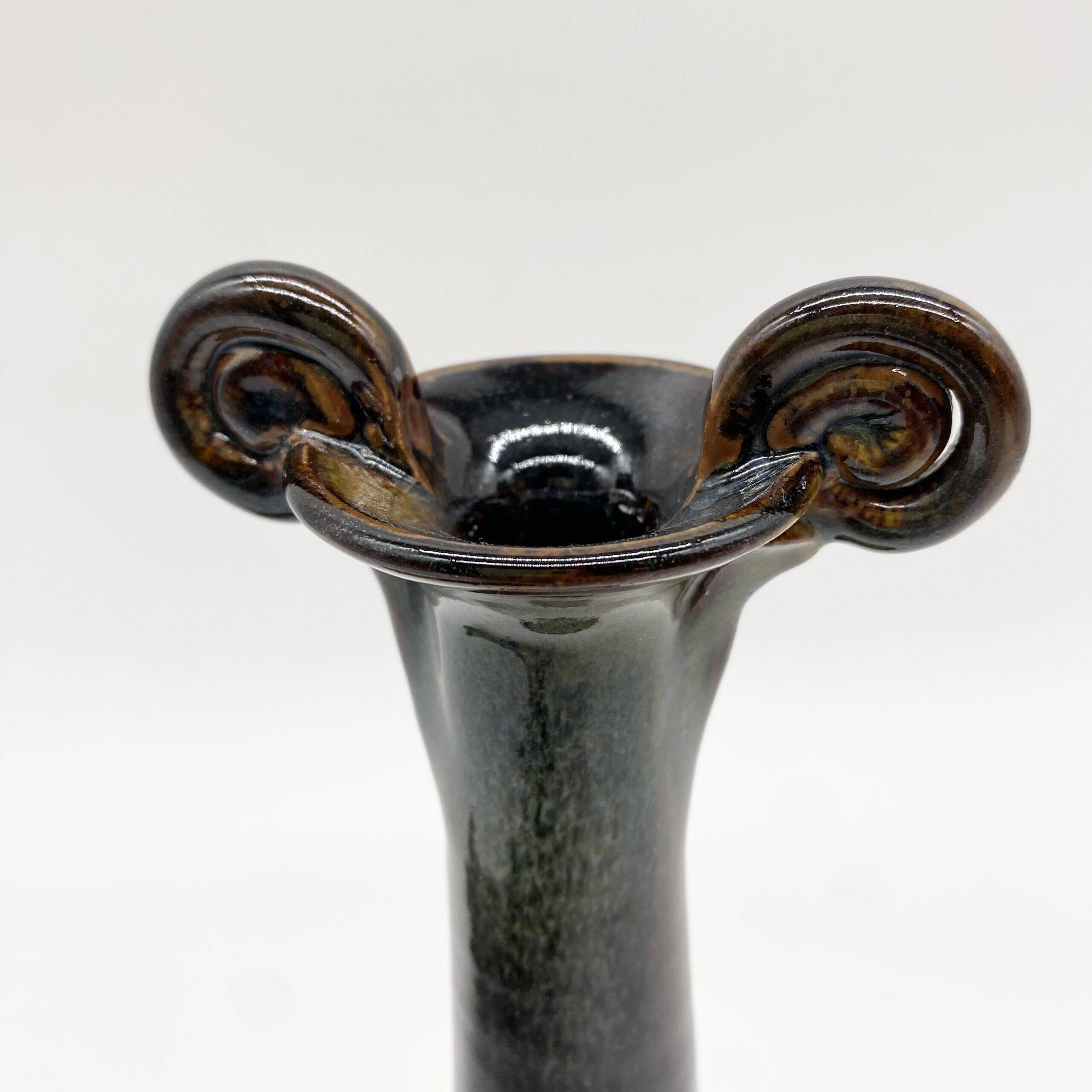 Pair of ceramic candlesticks – "Mouthiers-sur-Boëme", 1960s