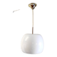 Opaline globe pendant light - mid-20th century