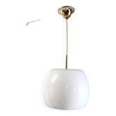 Suspension globe en opaline, milieu XXème