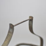 Old metal bottle holder