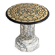 Marbre, albâtre et onyx, table d’appoint vers 1900