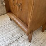 1960s oak storage unit