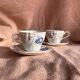 2 cups and saucers Churchill England model "Samba"