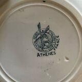 3 deep iron earth plates Moulin des loups "Athens".