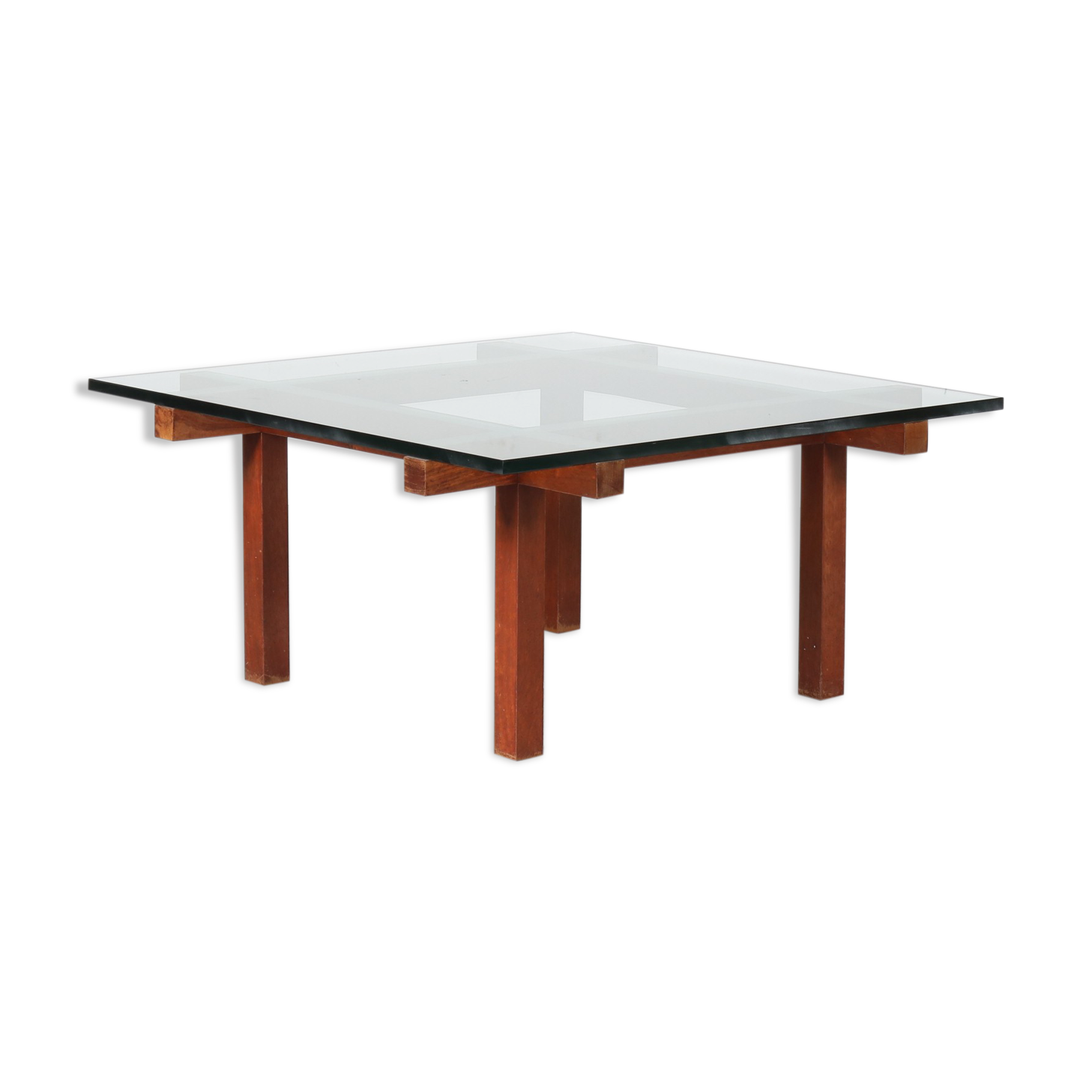 Square coffee table by Alfred Hendrickx, Belgium 1950