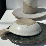 Service de petite vaisselle modulable en céramique indonésienne (6 éléments + coupelles)