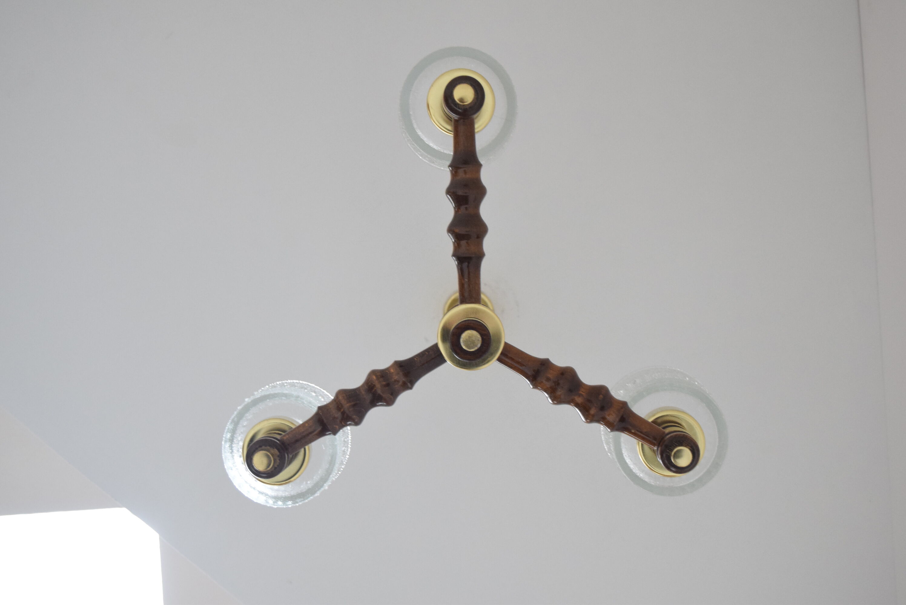 Mid-century Chandelier by Jilove u Decina,1970‘s